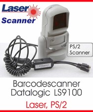 BARCODESCANNER LASERSCANNER DATALOGIC LS9100 FÜR KASSE LAGER EINZELHANDEL PS2 MM