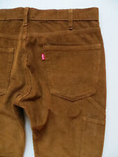 Levi's 502 Taper Cord Jeans W 33 /L 34 Braune Workpant Cordhose Zollstocktasche!