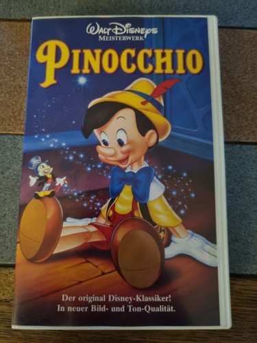 Vhs kasette pinocchio sehr - vhs,