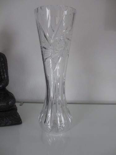 Große alte vase kristall - vase, glas