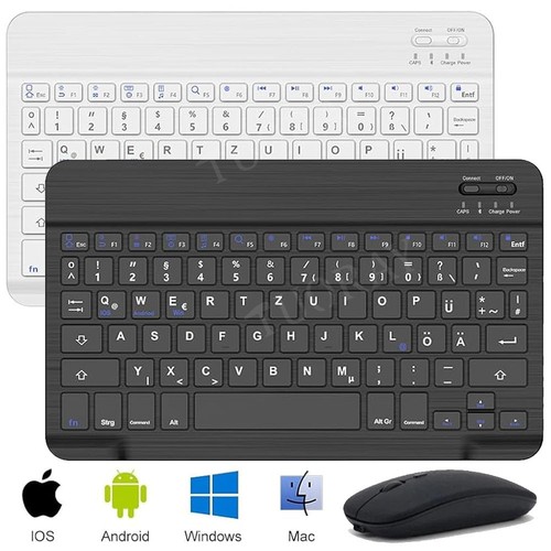 Qwertz bluetooth tastatur maus - qwertz,