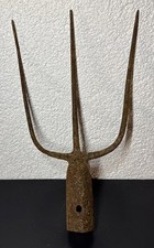 alte  Heugabel Mistgabel Gabel handgeschmiedet 30 cm Bauer