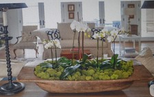 XXL Vintage, antike Teigschale als Pflanzkübel oder Obstschale