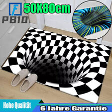 VORTEX 3D Illusion Teppich Fußmatte Schmutzfangmatte Fußabtreter Innen Außen DHL