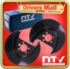 2x NTY ANKERBLECH Deckblech BREMSSCHEIBE HINTEN SEAT LEON TOLEDO VW BORA GOLF 4