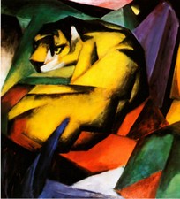 Franz MARC, der Tiger hochw