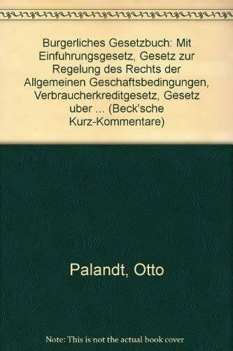 Bürgerliches gesetzbuch - bürgerliches,