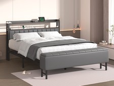 Gepolsterter bettrahmen mit - bettrahmen,
