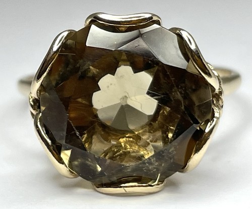 Vintage 9ct gelbgold rund - gelbgold,