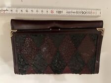 Damen Geldbörse Groß , Braun neuwertig Genuine Leather