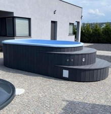 Holz aufstellpool gfk swim - swim, spa