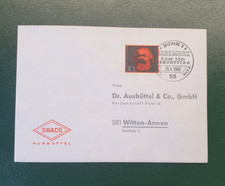 erstagsbrief , 150. geburtstag , "karl marx" , sonderstempel , bonn 29.4.1968