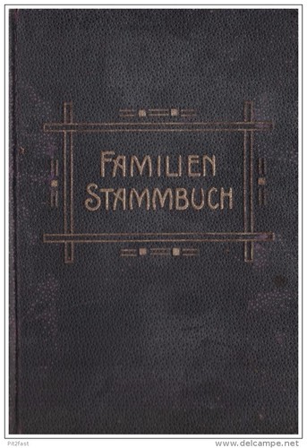 Familien stammbuch 1921 - familien-stammbuch,