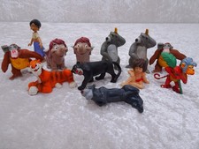 12 x Dschungelbuch Walt Disney Design Kunststoff Spielzeug Figur - Vintage 