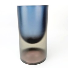 Iittala Glas Vase Serie 3894 Tapio Wirkkala Design signiert Finnland ca. 1955