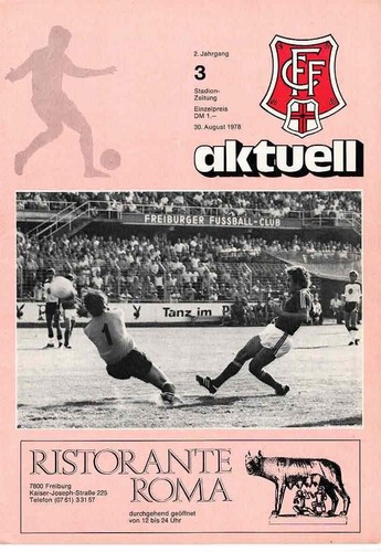 Fussball programmheft 78 79 - , 78/79