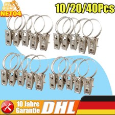 Gardinenringe mit Klammern