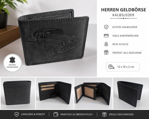 Geldbörse herren echt leder - geldbörse,