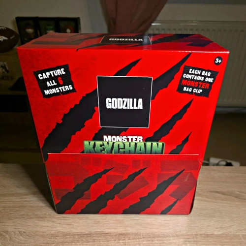 Godzilla monster keychain - godzilla, set