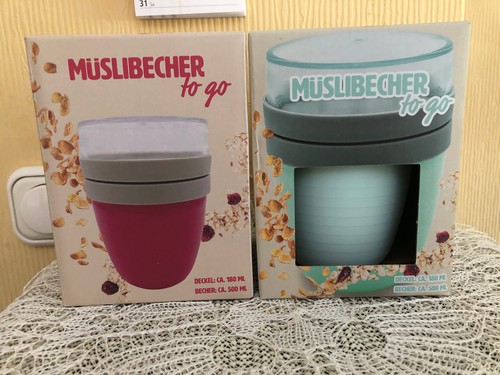 Müslibecher in mint - go,