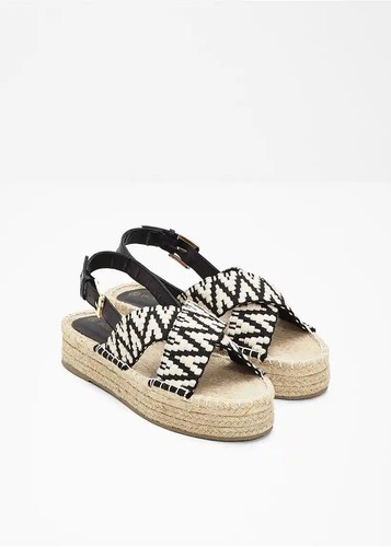 Plateau sandalen 42 beige - gr.,
