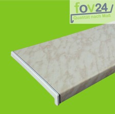 Fensterbank Fensterbrett Innen Marmor PVC inkl. Endkappe Kunststoff