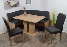 ECKBANKGRUPPE BREMEN VEDUAR TRUHENECKBANK 165x125 TISCH 2 STÜHLE