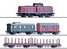 Tillig 01213 Einsteigerset-Güterzug mit Modellgleisoval der DB, Epoche III, TT
