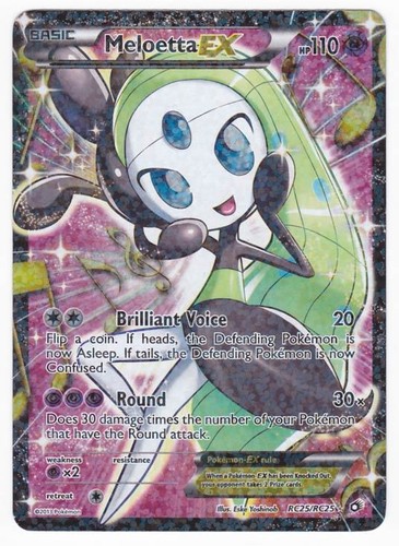 Pokemon meloetta ex - •,