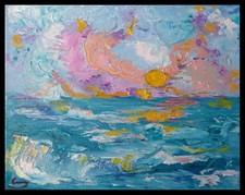 Gemälde Meer Landschaft