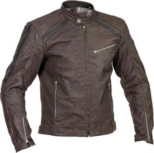 Halvarssons Sandtorp Braun 52 XL Lederjacke Motorradjacke cafe racer jacke