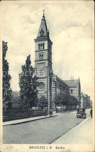 Graslitz tschechien kirche - tschechien,