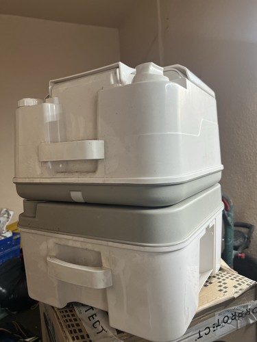 Tragbare campingtoilette - tragbare,