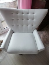 Drehbarer Leder Ohrensessel, Lounge Sessel, Armlehnsessel, Fernsehsessel Leder