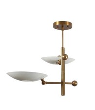 Moderne Messing 2-flammige