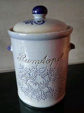 Rumtopf  Topf Steingut