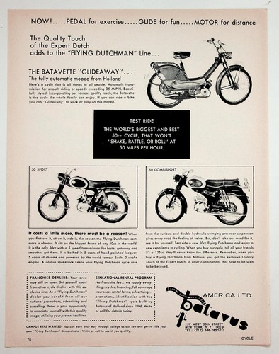 Batavus flying dutchman - flying, moped