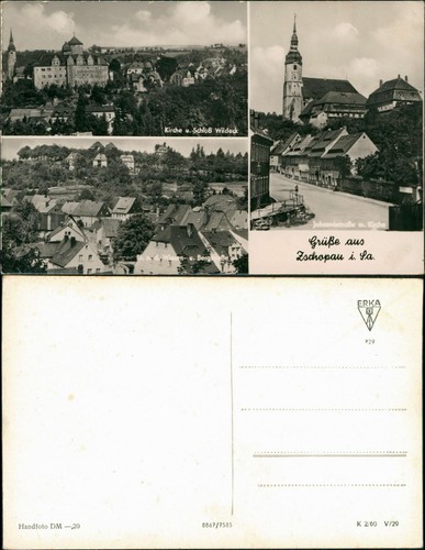 Ansichtskarte zschopau ddr - ansichtskarte,