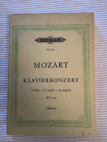 Mozart klavierkonzert dur - c-dur, kv