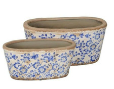 Blumentopf 2 er Set Übertopf