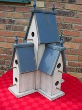 Large Blue Manor Birdhouse