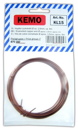 Kemo kl015 kupferlackdraht - kemo,