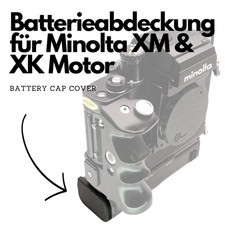 Ausgeknipst Batteriefachabdeckung v2 battery cover für Minolta XK & XM Motor