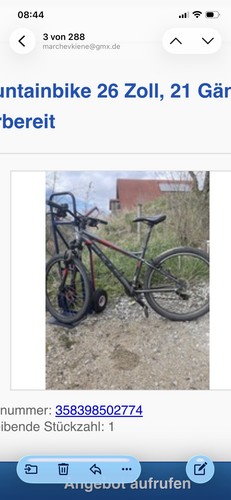 Zoll mountainbike 21 - 26, –