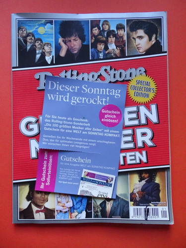 Heft magazin rolling stone 100 - magazin,