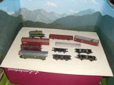 Konvolut Bastel-Personen-und Güterwagen Spur N