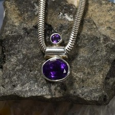 Amethyst Anhänger, 925er