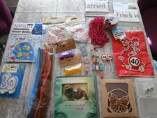 Deko Bastel Paket /Geburtstag