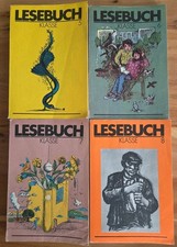 DDR Schulbücher Lesebuch Lesebücher Klassen 5 - 8, 1986 + 1987, Konvolut
