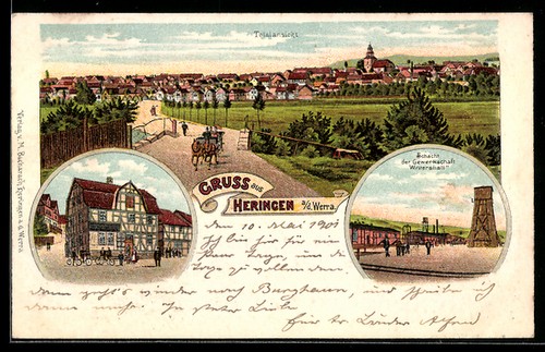 Lithographie heringen d - heringen,